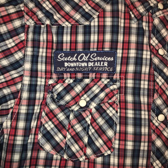 Scotch and soda button up shirt size large - Picture 2 of 3